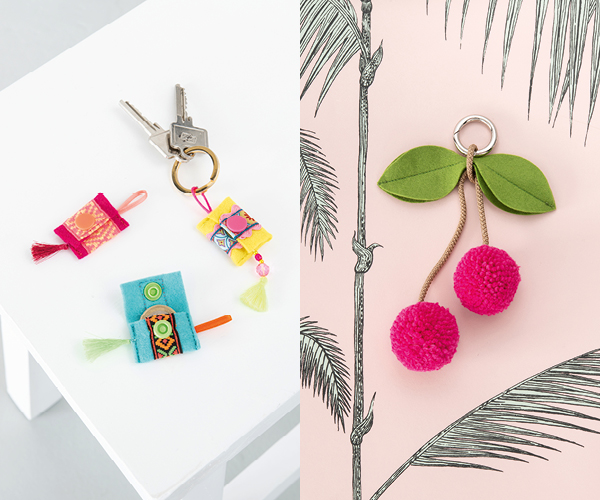 Porte-clefs en étuis et charms cerises - burda style
Porte-clefs en étuis et charms cerises - burda style