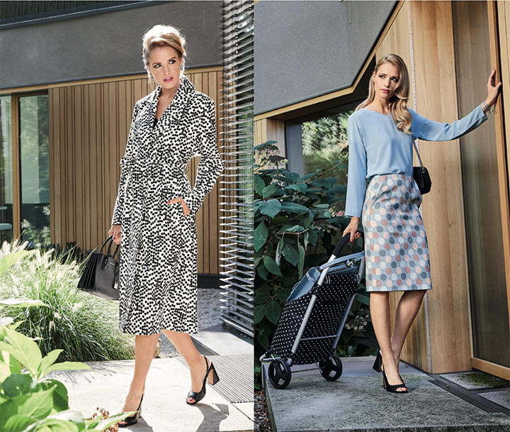 
Trench &agrave; pois et jupe crayon  
 - Burda Style 2019
