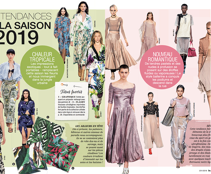 Elles vont inspirer la nouvelle saison...
- Burda Style mars 2019
Elles vont inspirer la nouvelle saison...
- Burda Style mars 2019