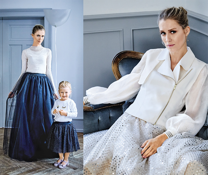 
Jupes en tulle et blouson immacul&eacute;  - burda style
