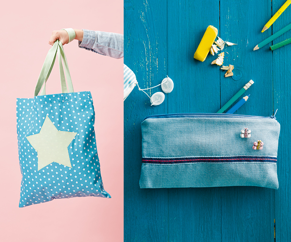 Sac étoilé et trousse zippée - burda style
Sac étoilé et trousse zippée - burda style