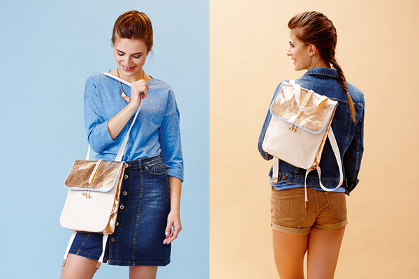 Metallic style : en similicuir rose tendance - burda créative Metallic style : en similicuir rose tendance - burda créative