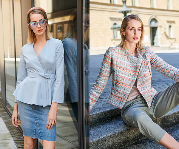 Néo-chic à la parisienne - Burda style février Néo-chic à la parisienne - Burda style février