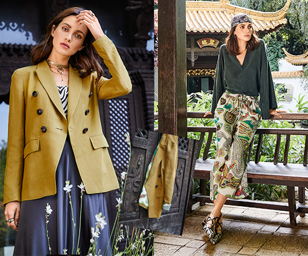 Veste-blazer et pantalon imprimé - Burda Style février 2020 Veste-blazer et pantalon imprimé - Burda Style février 2020