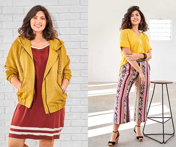 Blouson &agrave; capuche et pantalon imprim&eacute; - Burda plus P/E 2020