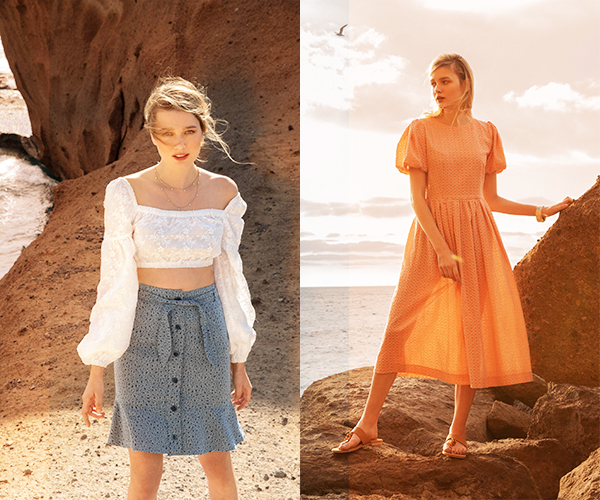 Minijupe boutonnée et robe midi vaporeuse - Burda Style mai 2020 Minijupe boutonnée et robe midi vaporeuse - Burda Style mai 2020