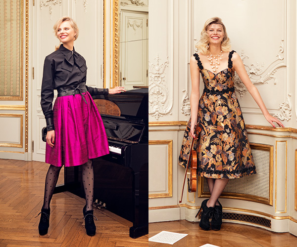 Jupe 104B et robe de cocktail 118 Jupe 104B et robe de cocktail 118