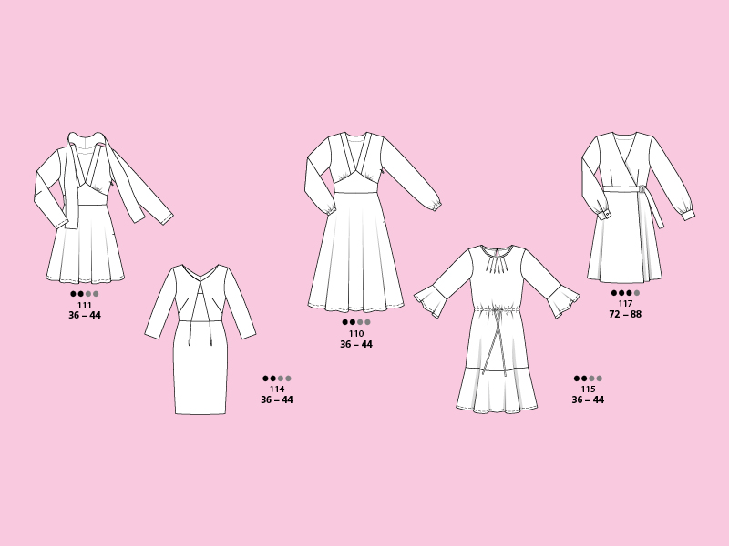 Cinq robes habillées Cinq robes habillées