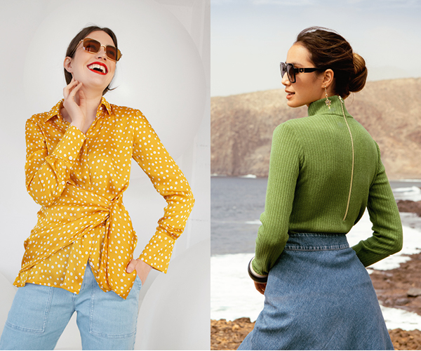 Sept tops et blouses Sept tops et blouses