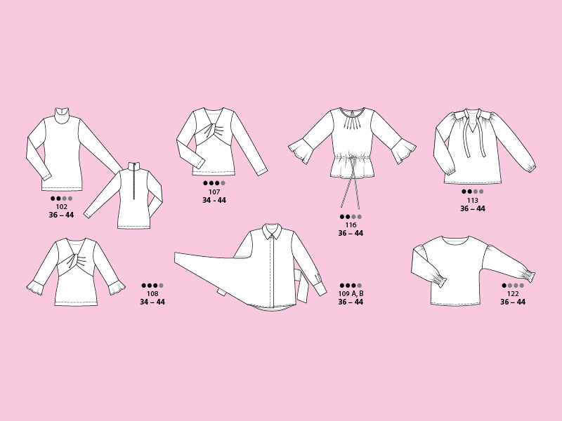 Sept tops et blouses Des robes qui sentent bons l'été et les vacances