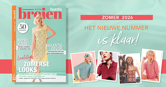 NIeuw nummer: burda breien nr. 3 – 50 luchtige zomermodellen