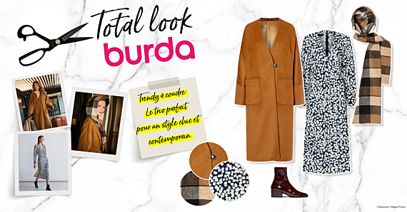 Totale burda-look: een chique herfstoutfit in zachte tinten