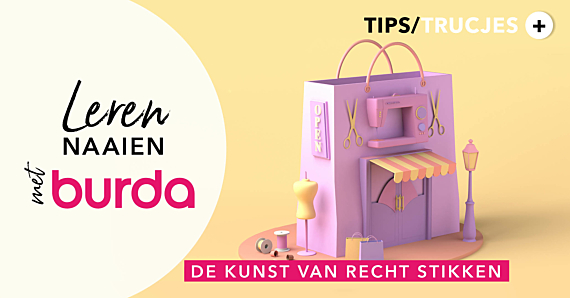 Leren naaien met burda: Hoe stik je eenvoudig een rechte naad?
