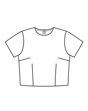 blouse #121 | polyester | burda style 07/22