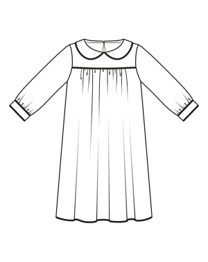Babydoll jurk #105| zijde | burda style 04/23