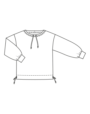 Sweater #110| joggingstof | burda style 09/23