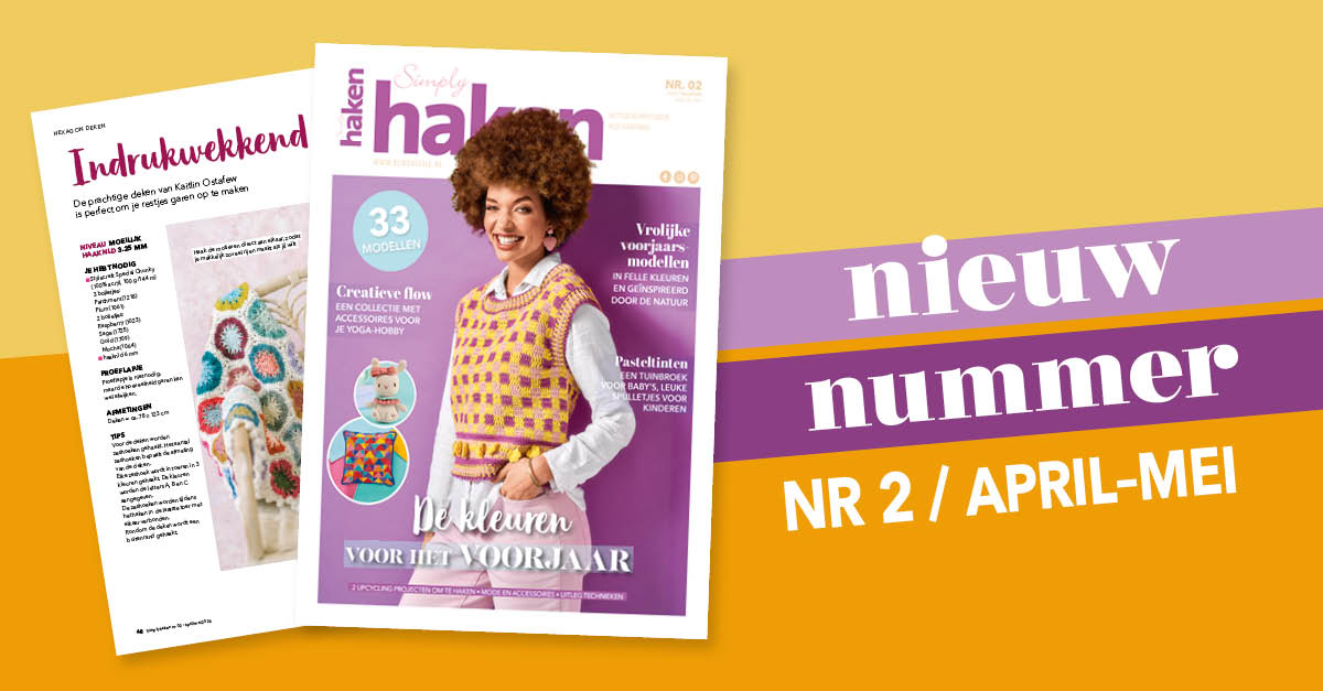 Nieuw nummer: Simply haken 2/2026 met 22 ideetjes om zelf te haken