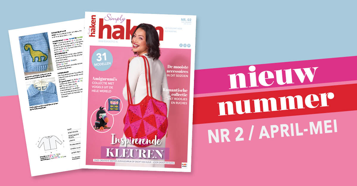 NIeuw nummer: Simply haken – een portie creativiteit en fantasie