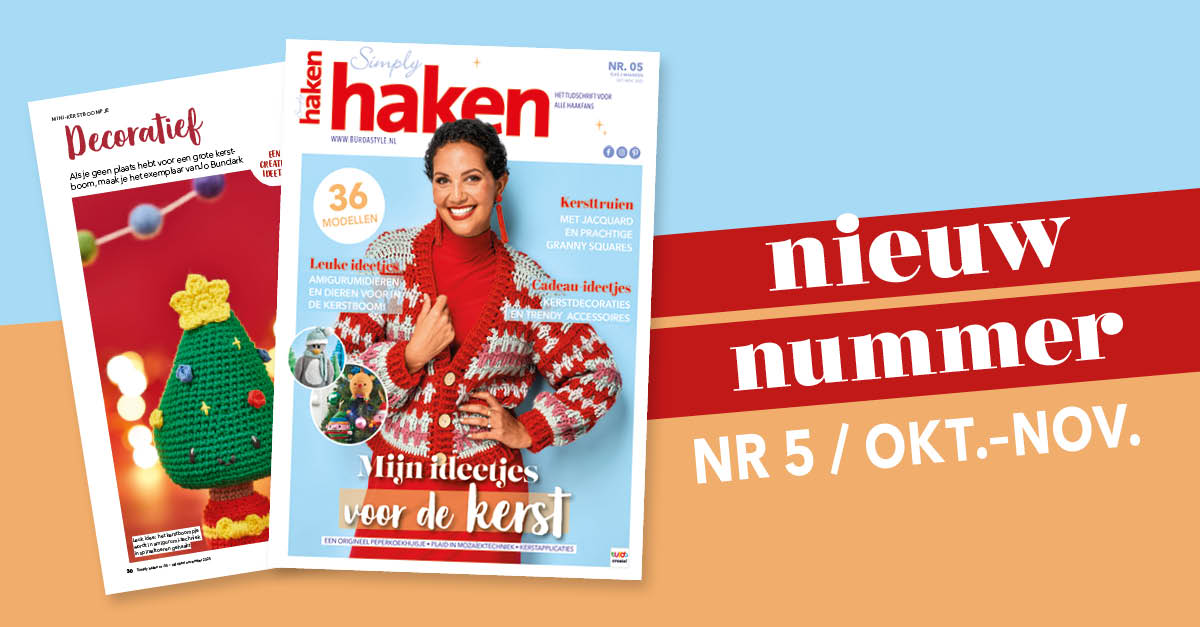 Nieuw nummer: Simply haken nr. 2505 - het is sneller Kerstmis als je denkt