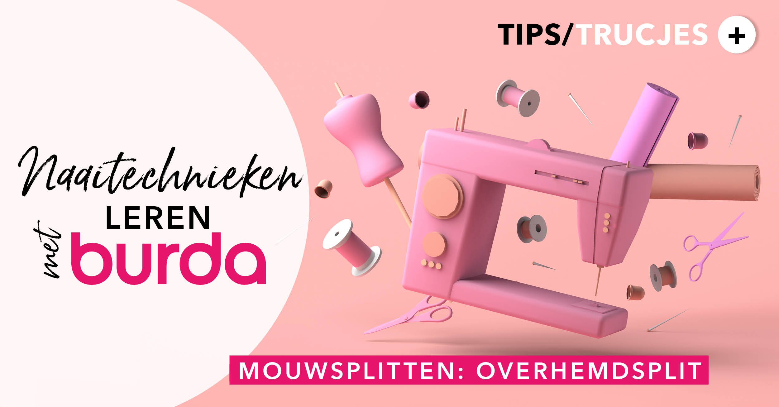 Naaitechniek met burda: hoe naai je een overhemdsplit?