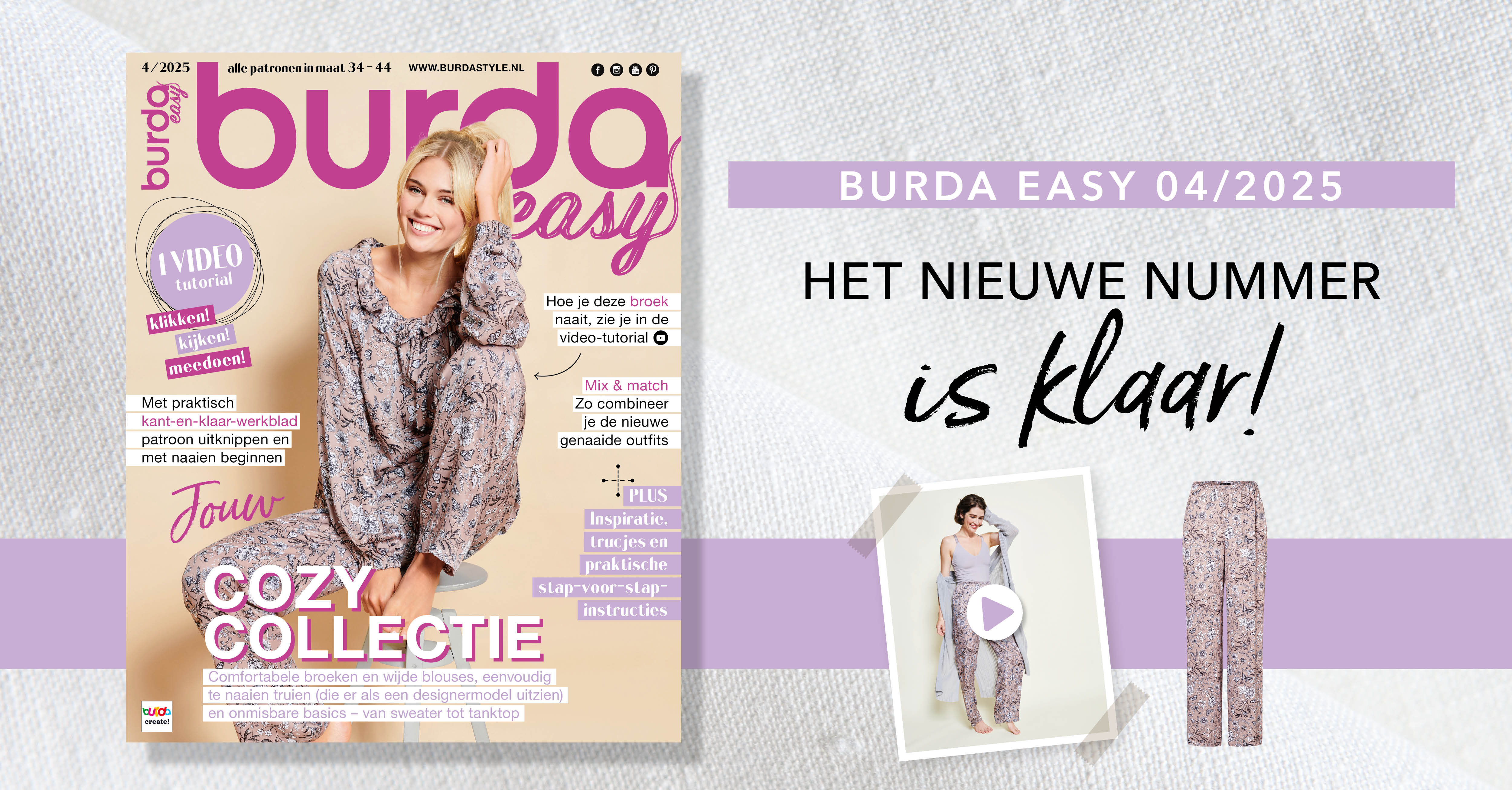 De collecties van burda easy in december 2025