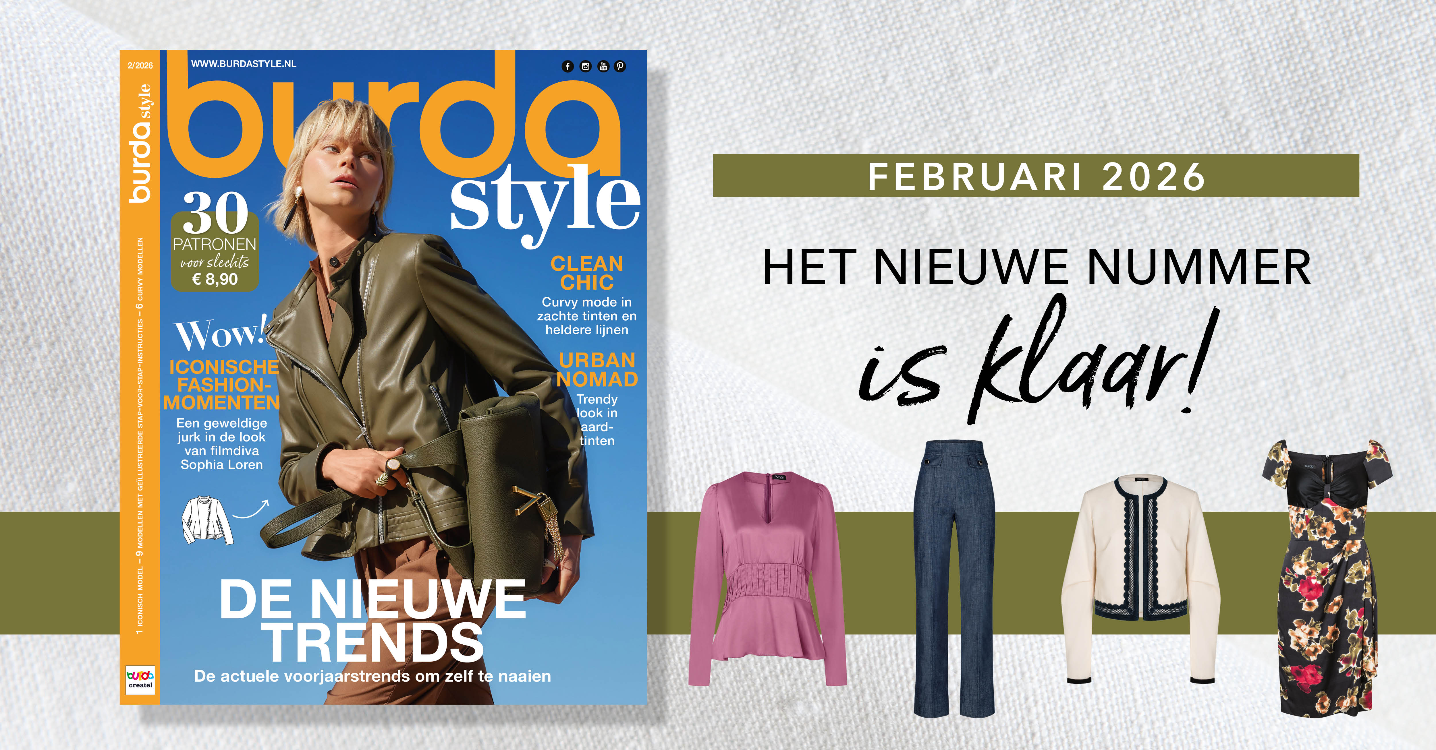 De nieuwe trends in Burda Style in februari 2026 