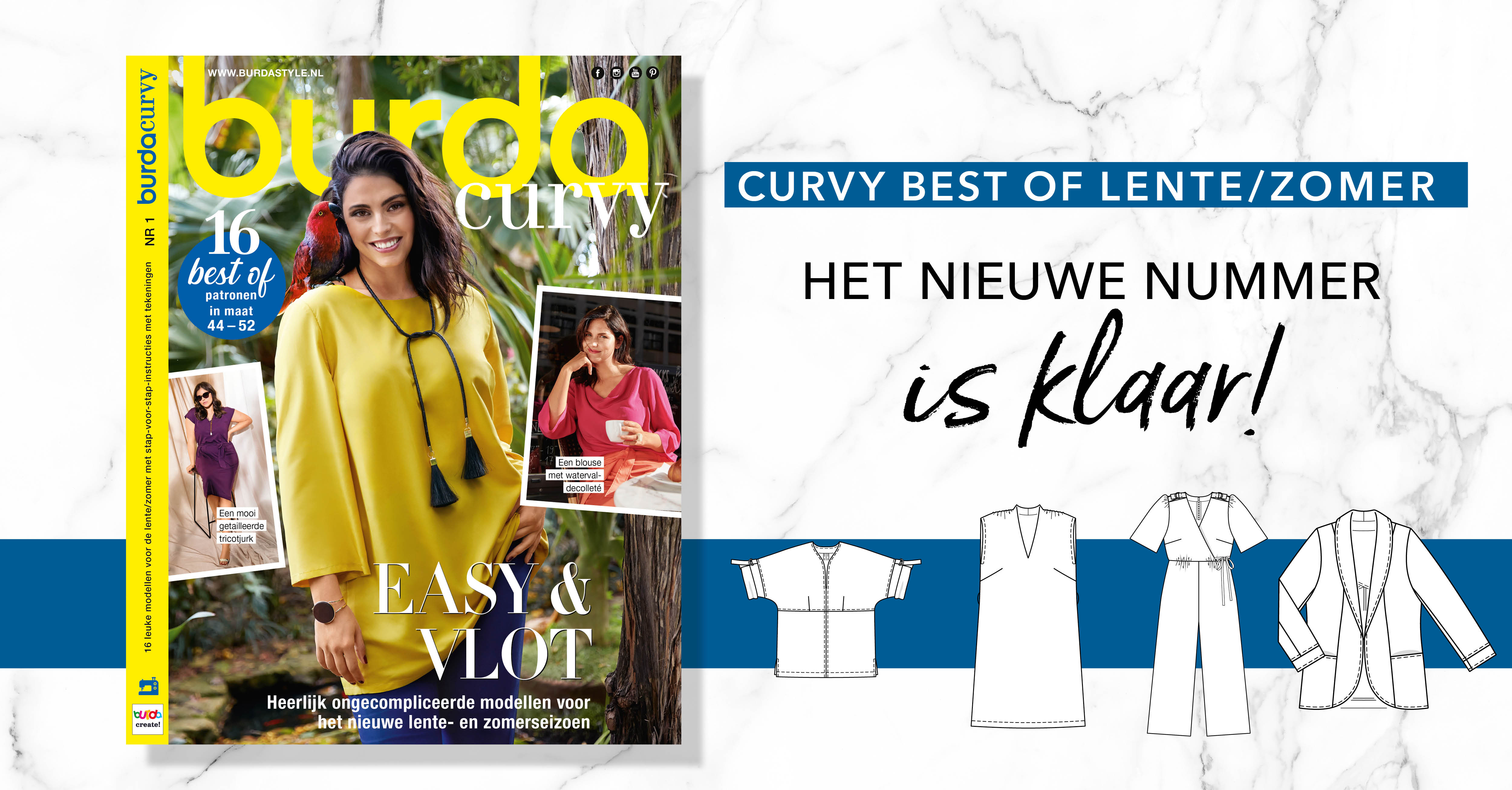 Best of burda curvy – voor de lente en zomer: mode opnieuw geïnterpreteerd