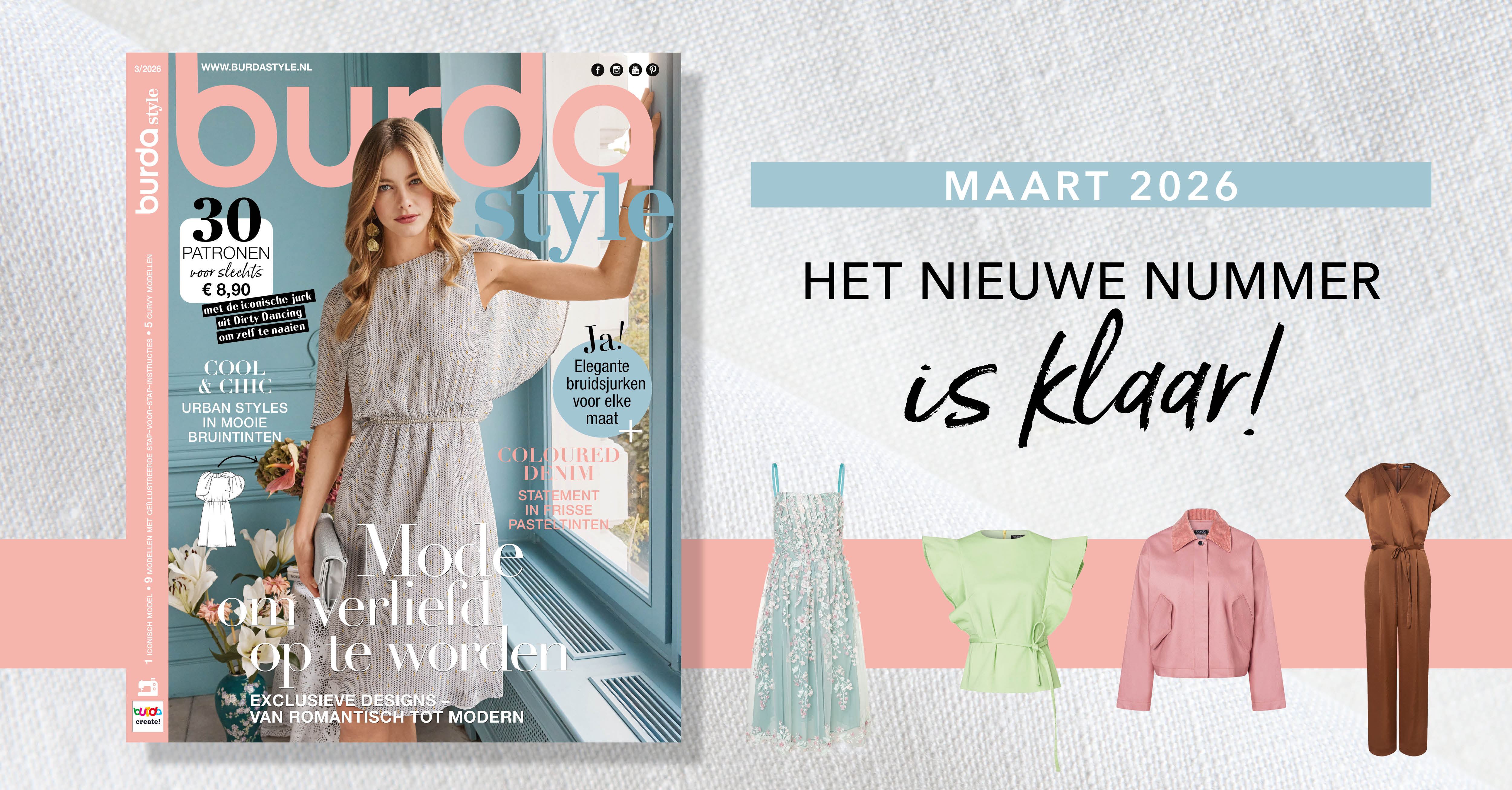 Maartnummer burda style 2026 met bruidspecial
