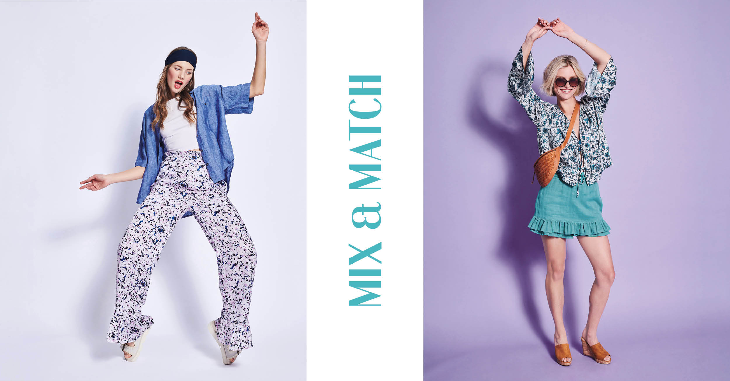 Mix & match: bloemenprints met basics combineren in burda easy