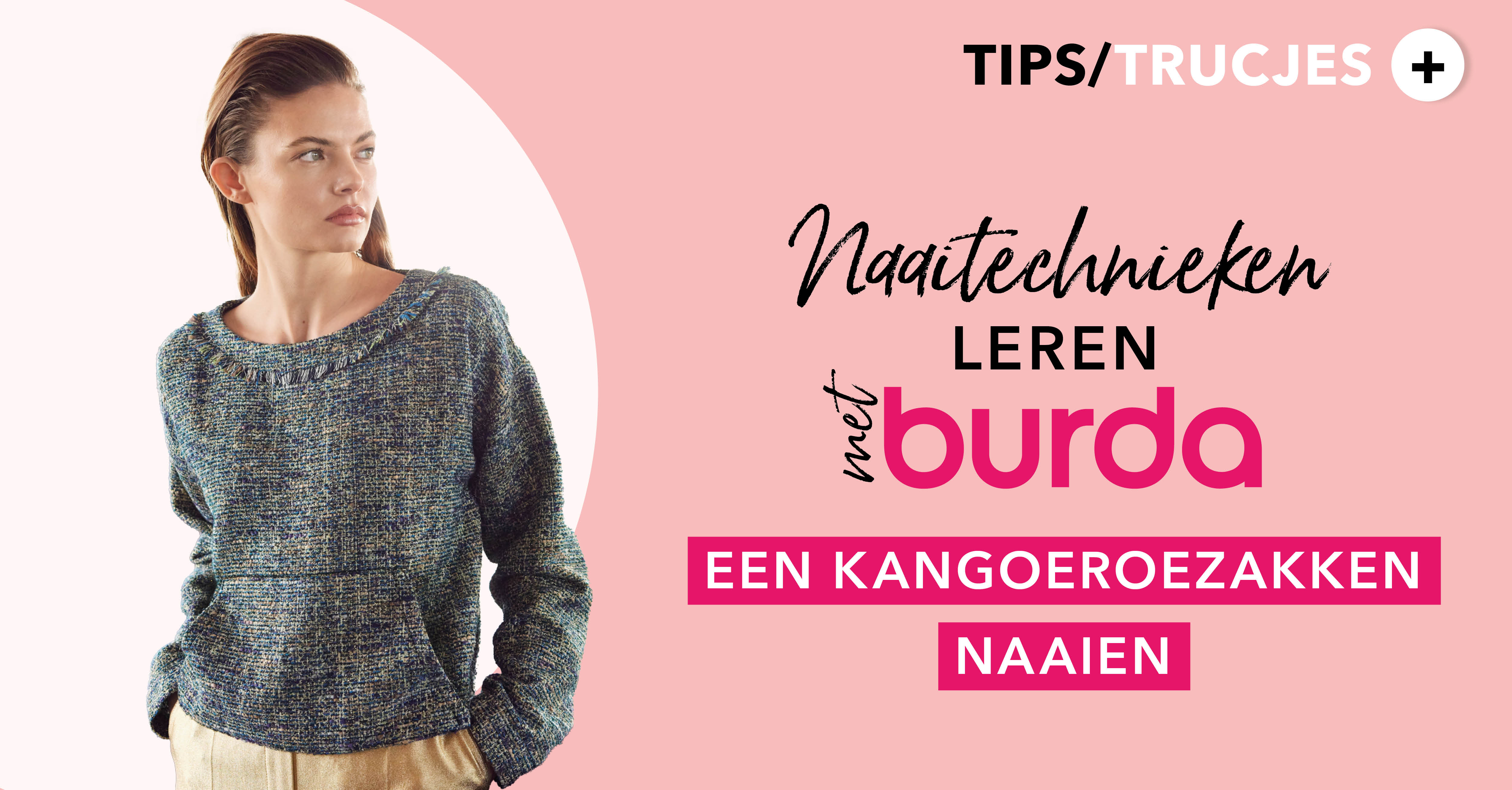 Naaitechniek met burda: hoe maak je een kangoeroezak?