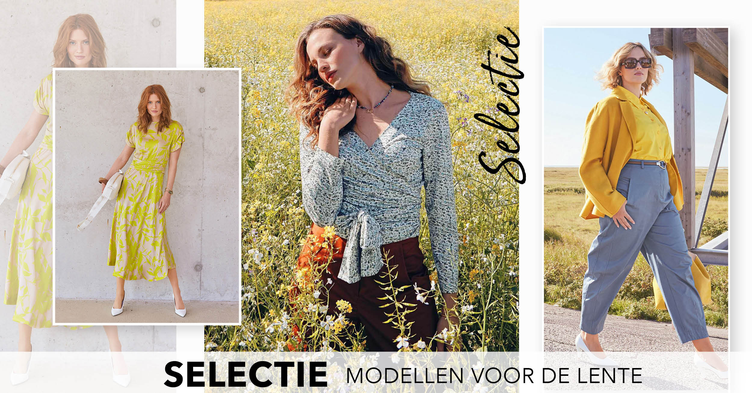12 uitdagende modellen voor de lente