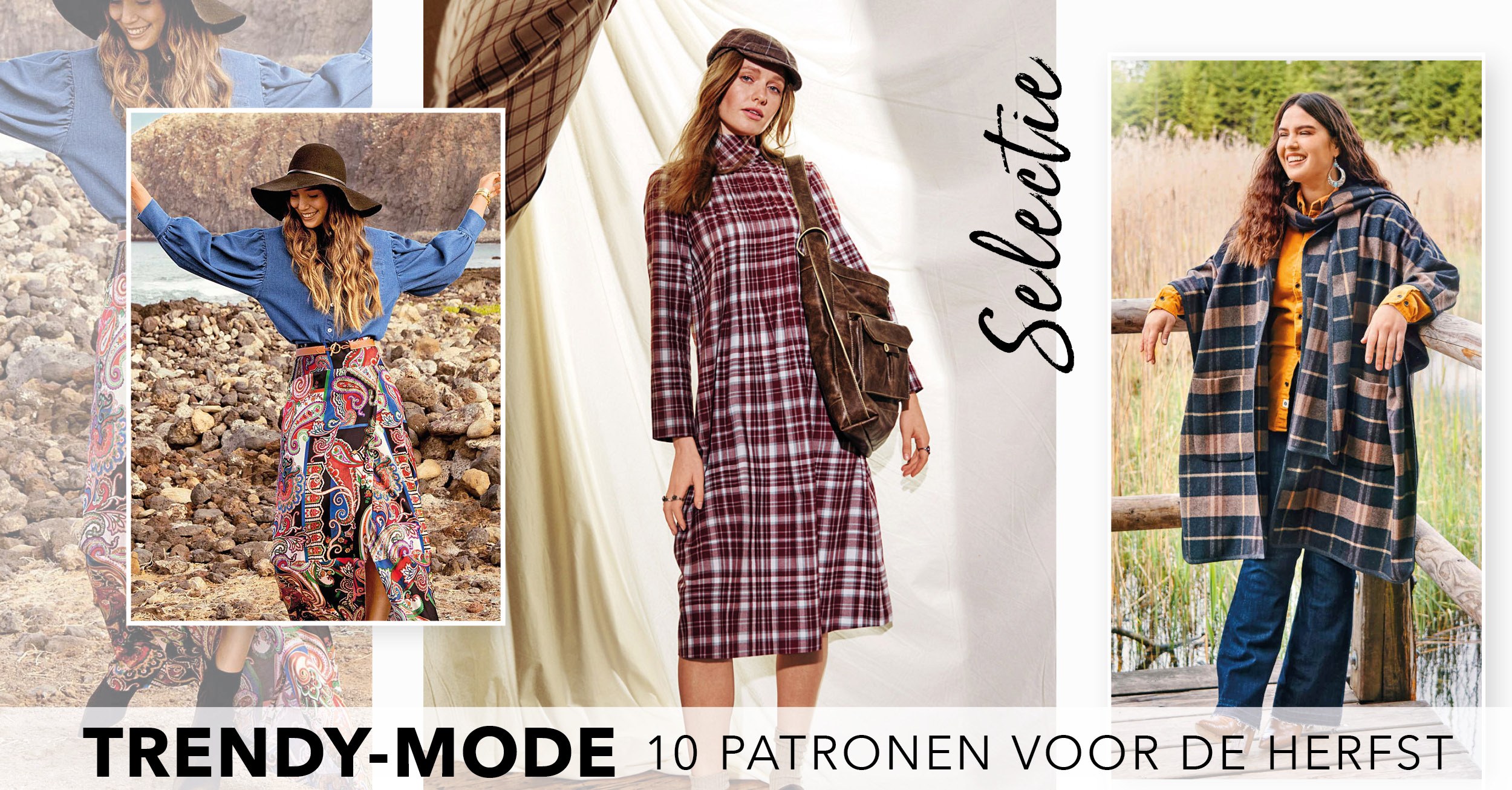 Selectie - trendy mode: 10 patronen voor de herfst