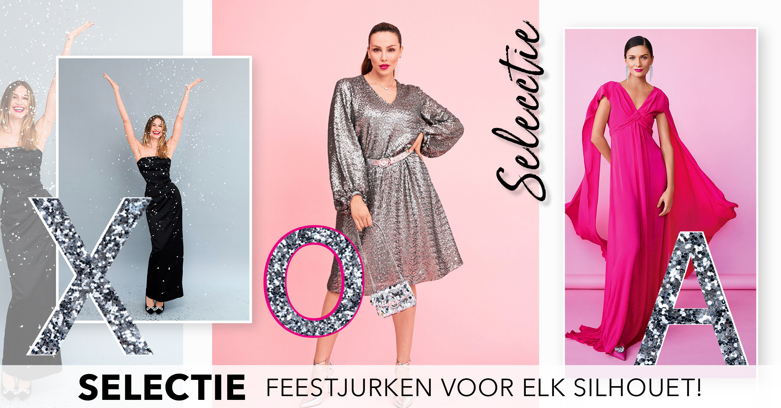 Selectie: feestjurken voor elk silhouet!