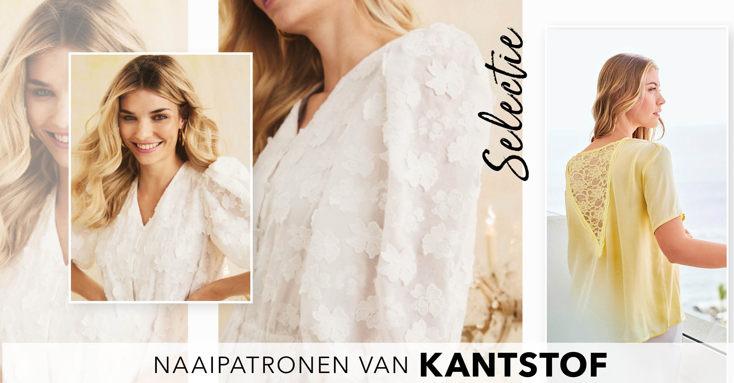 Selectie: kantstof - een elegante, kostbare stof!