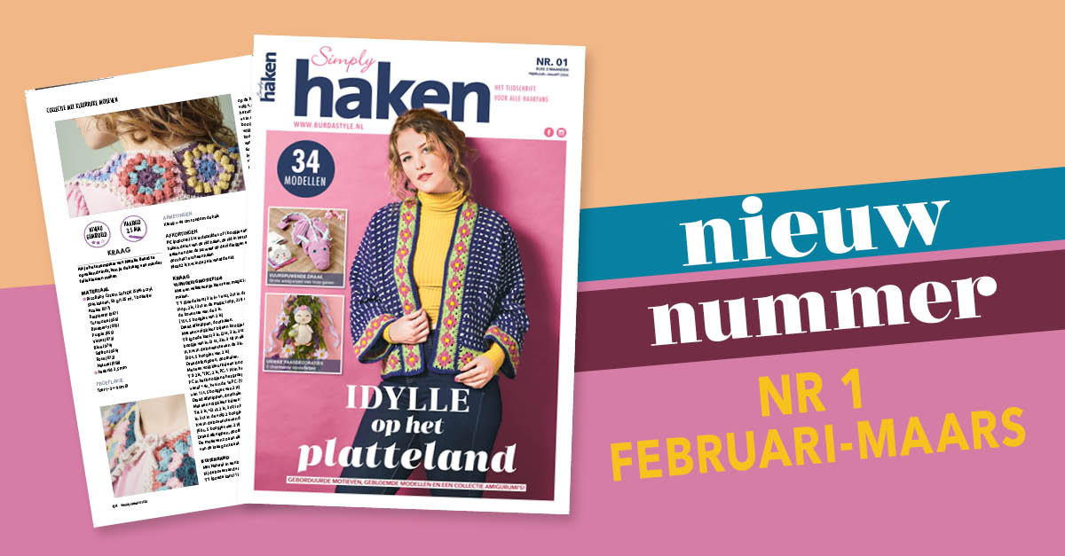 Nieuw nummer: Simply haken nr. 01/2024 – idyllisch voorjaar