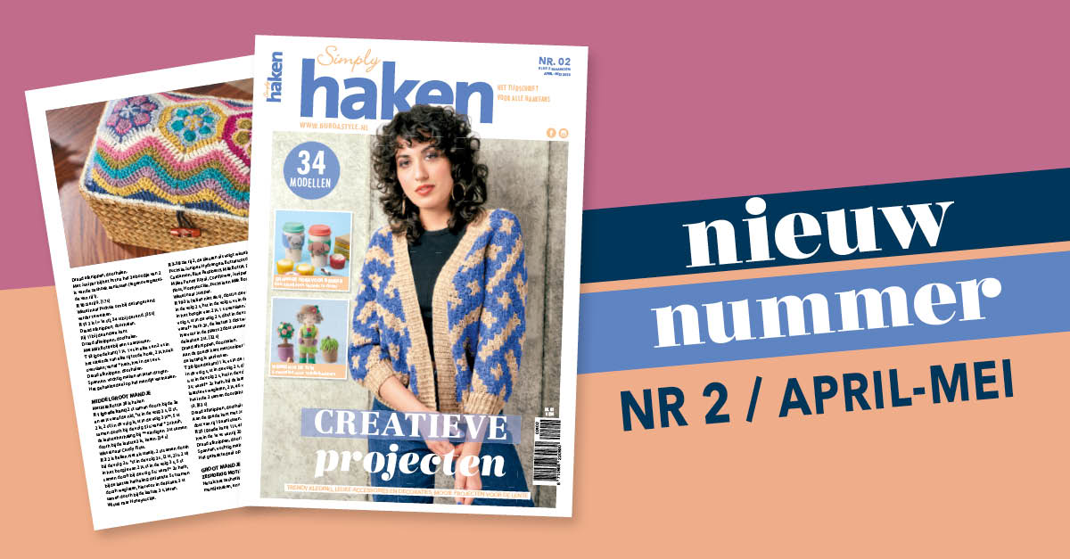 Nieuw nummer: Simply haken 02/2024 - met creatieve projecten