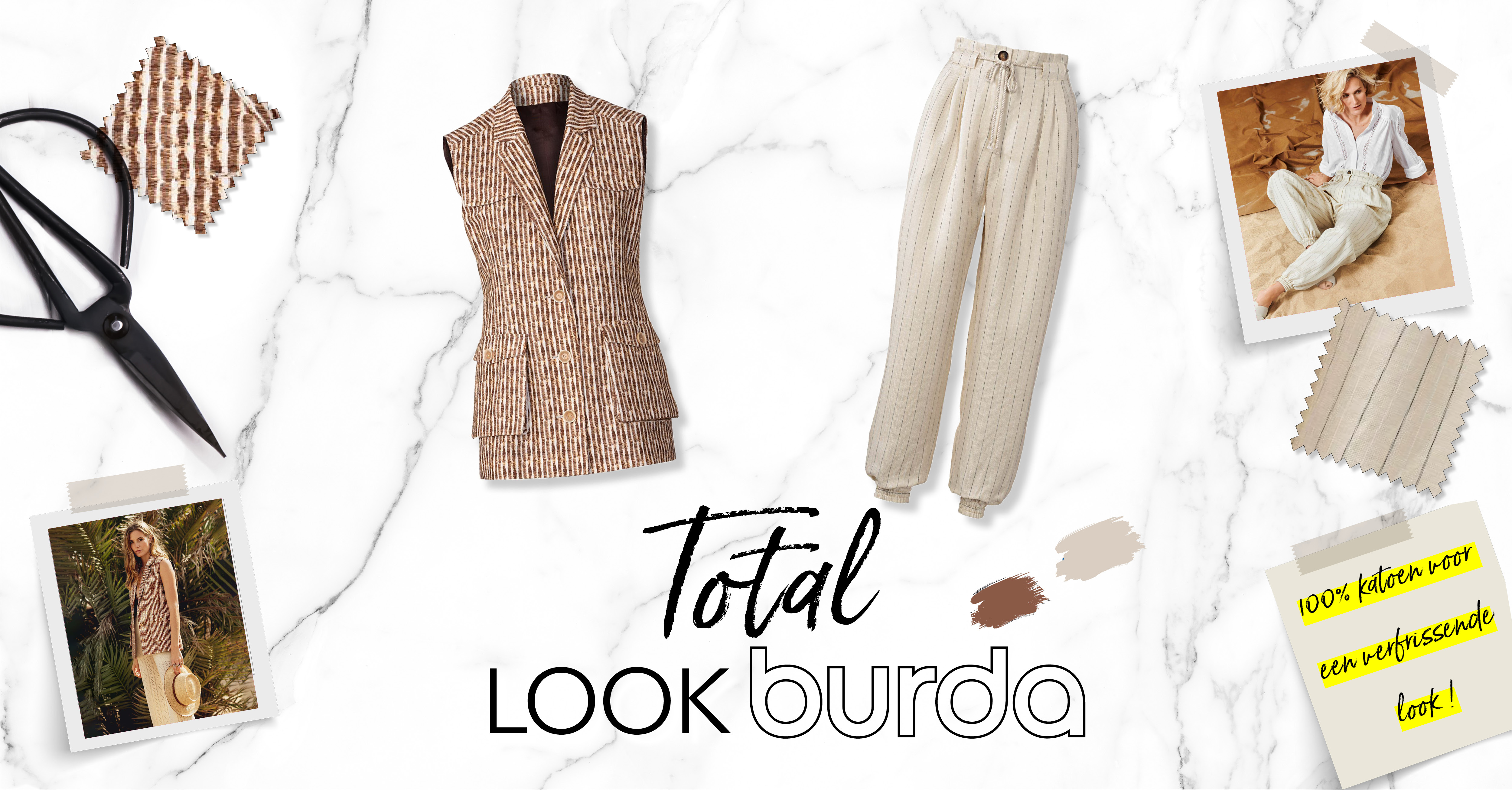 De look van burda style: een verfrissende outfit van katoen!