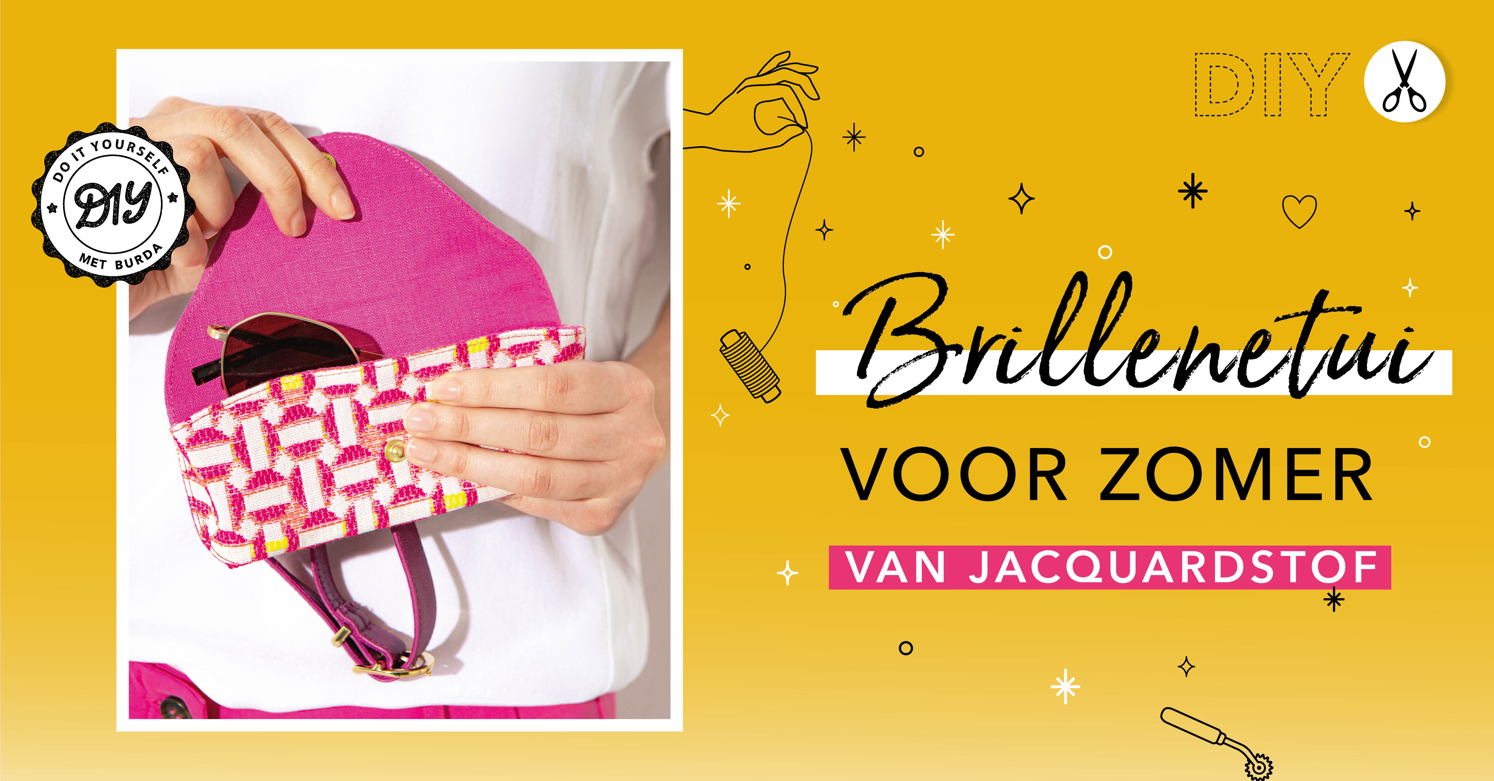 DIY-project: een brillenetui naaien voor de zomer