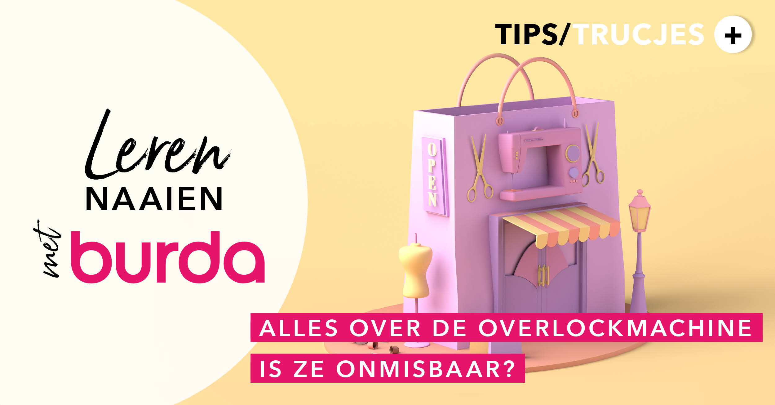 Leren naaien met burda: overlockmachine – ideaal voor een perfecte afwerking