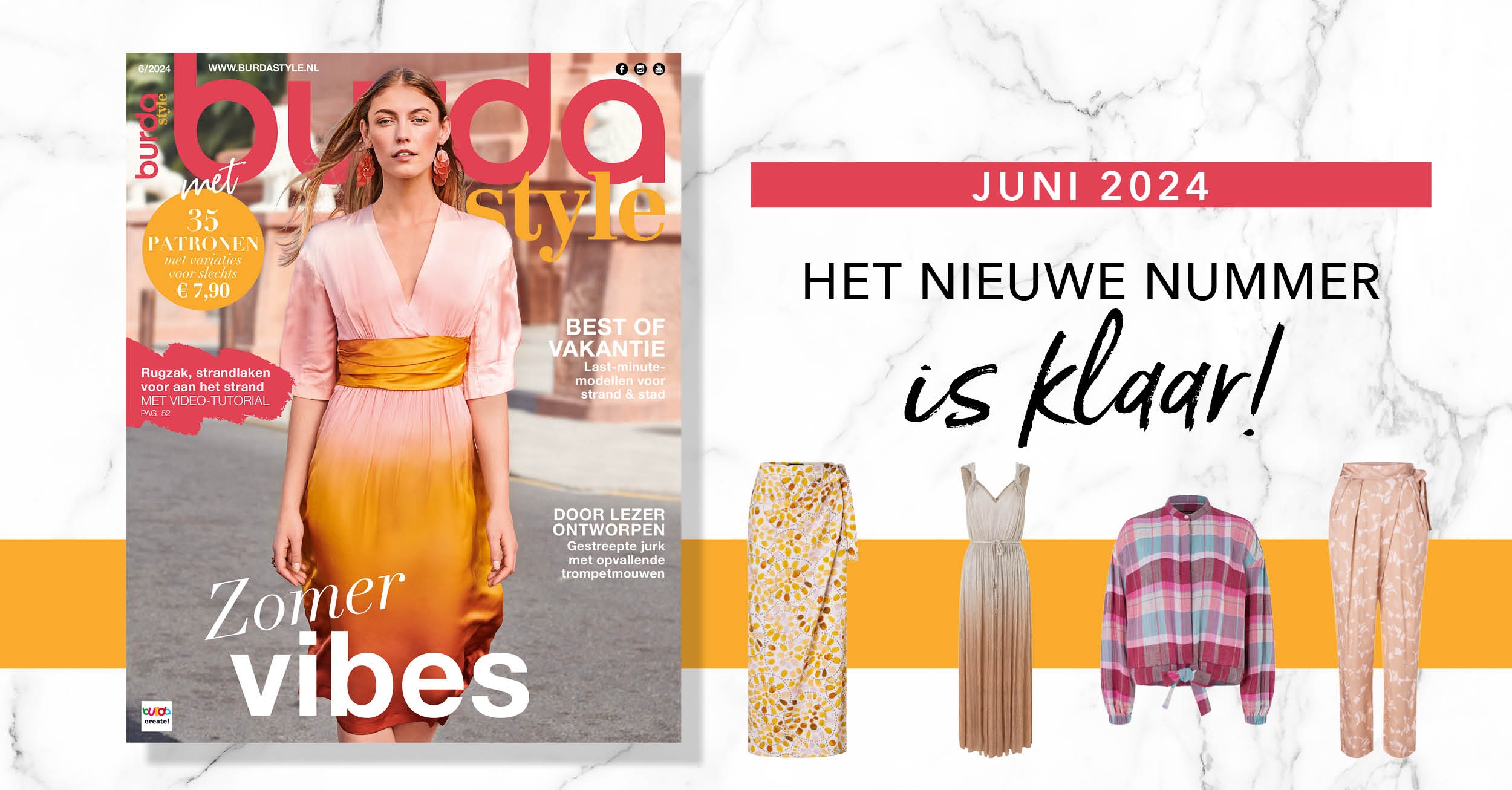 Juni 2024: het nieuwe nummer van burda style!