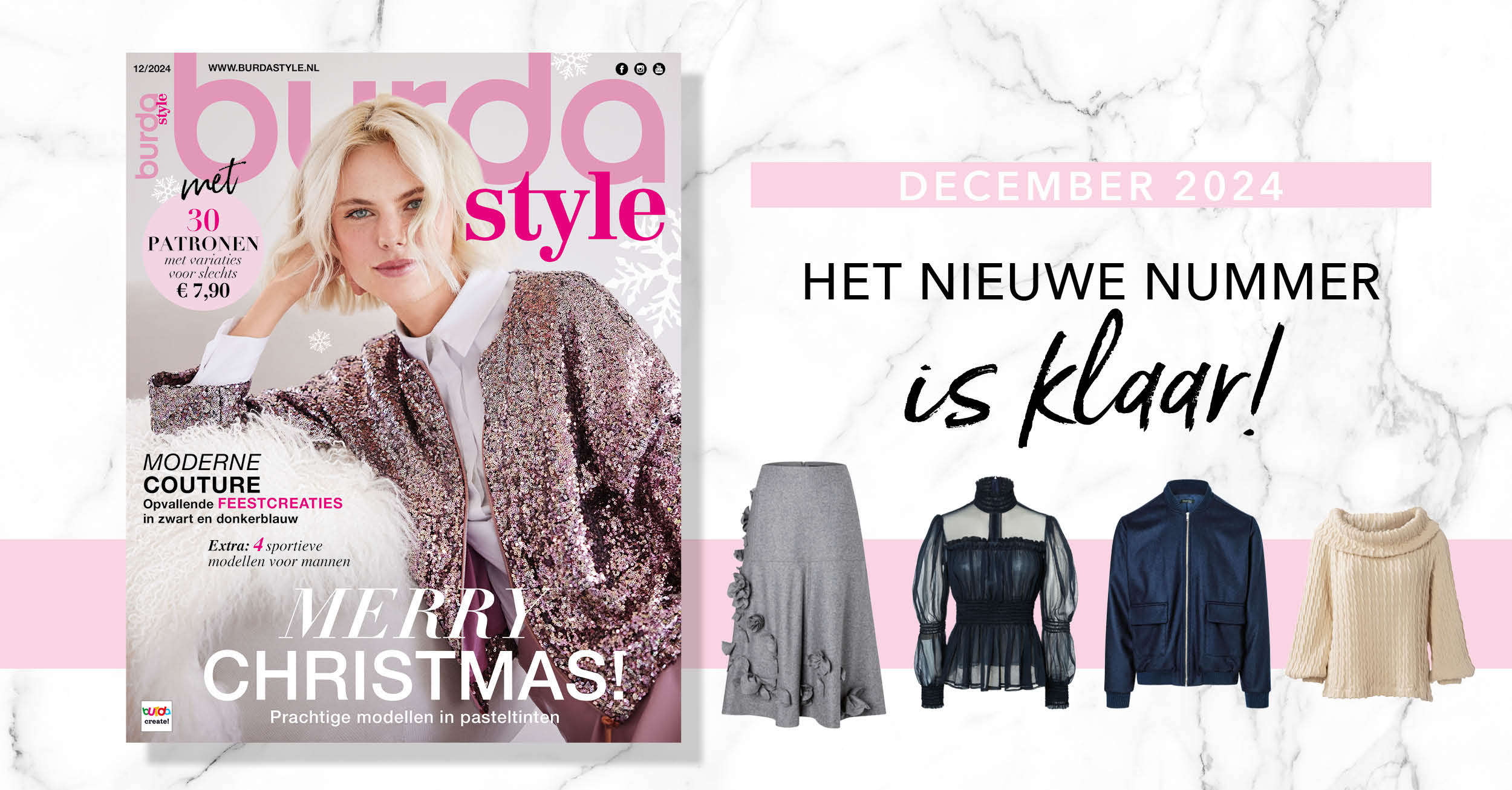 December 2024: het nieuwe nummer van burda style!