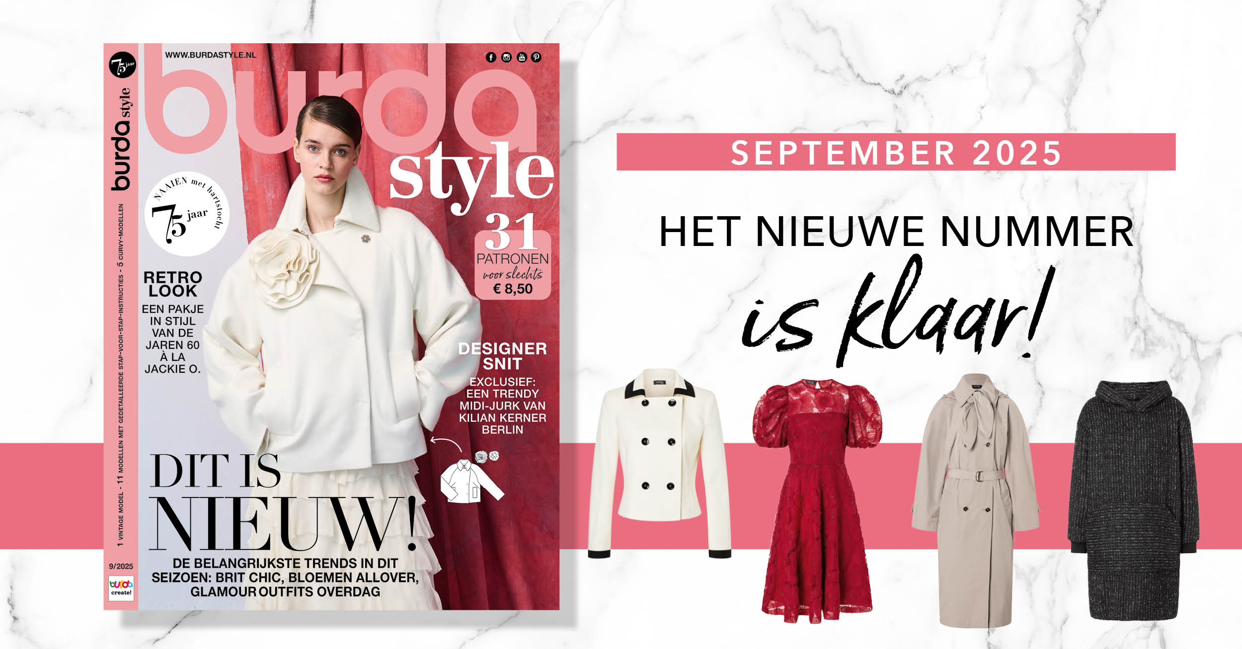 September 2025: het nieuwe nummer van burda style!