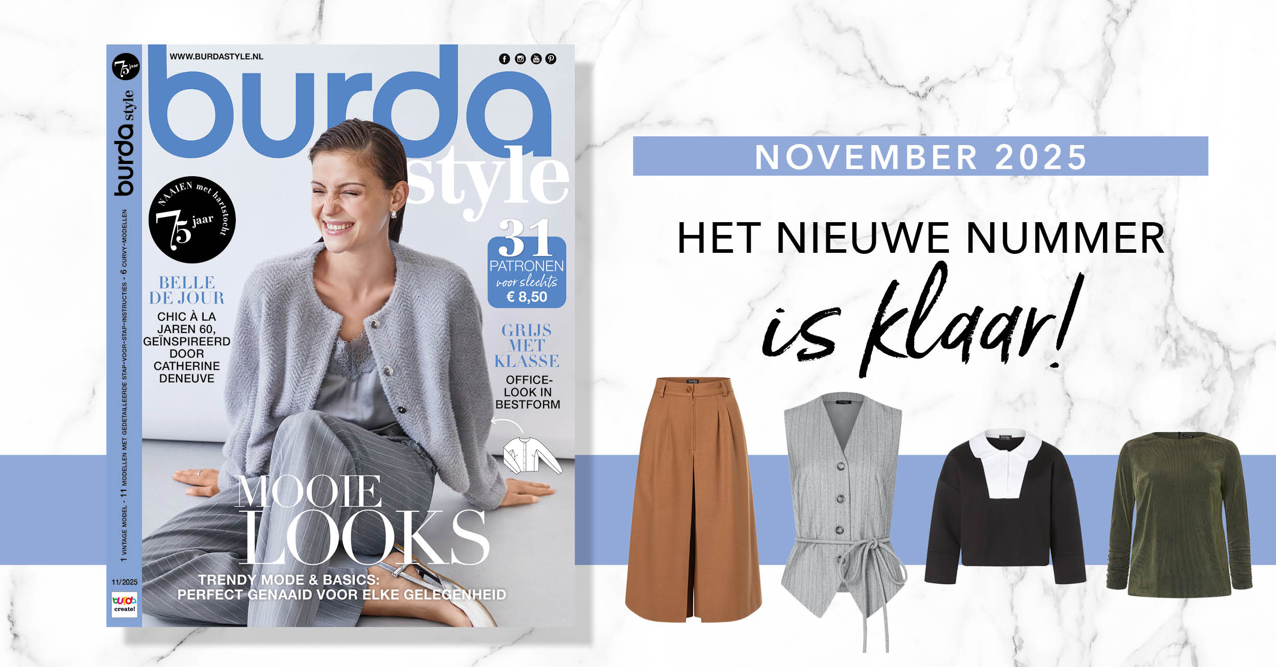 November 2025: het nieuwe nummer van burda style!