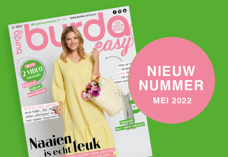 Het nieuwe nummer van burda easy nr. 3 is klaar!