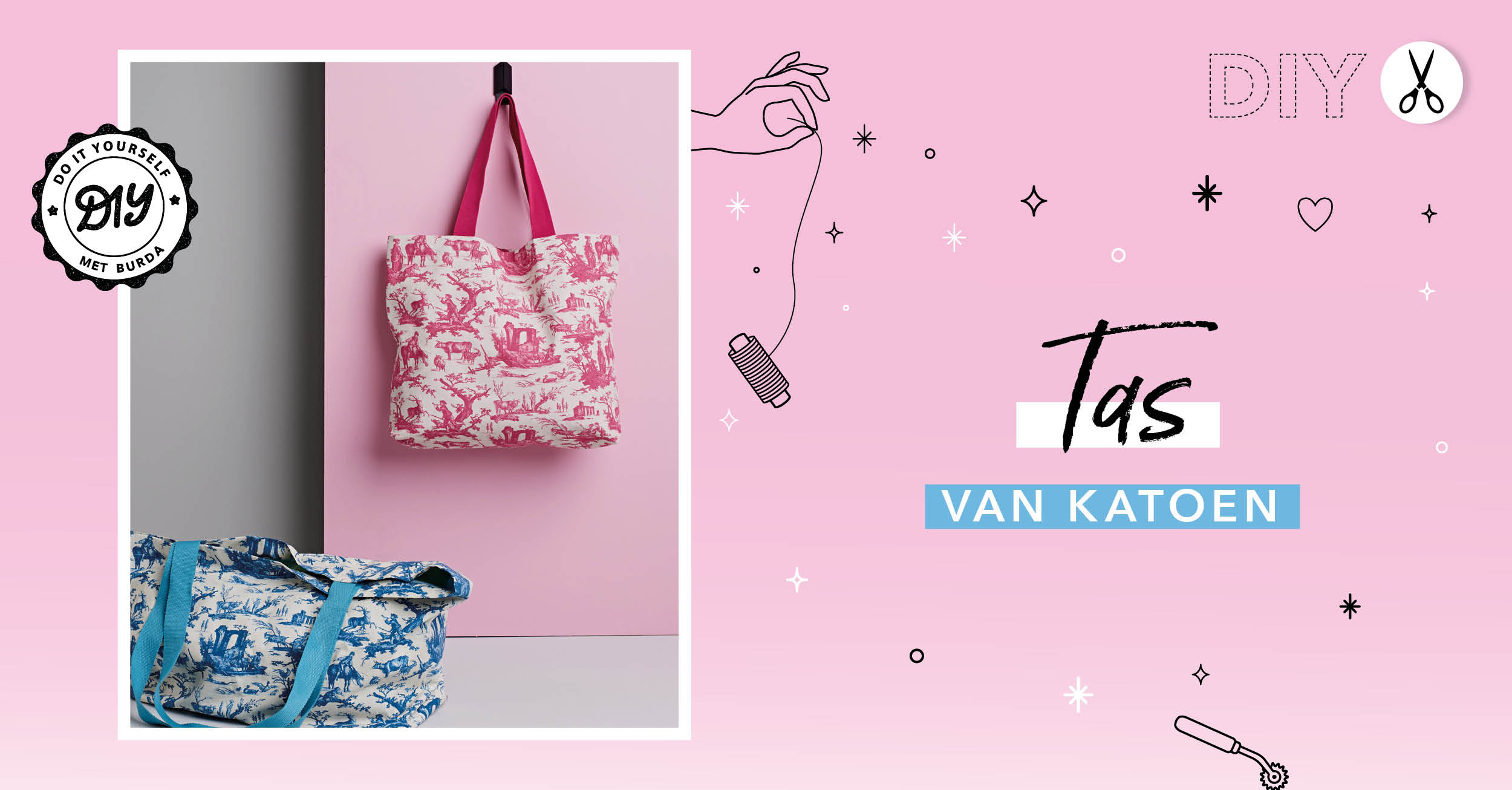 DIY-project: maak een tas van een mooi stofje