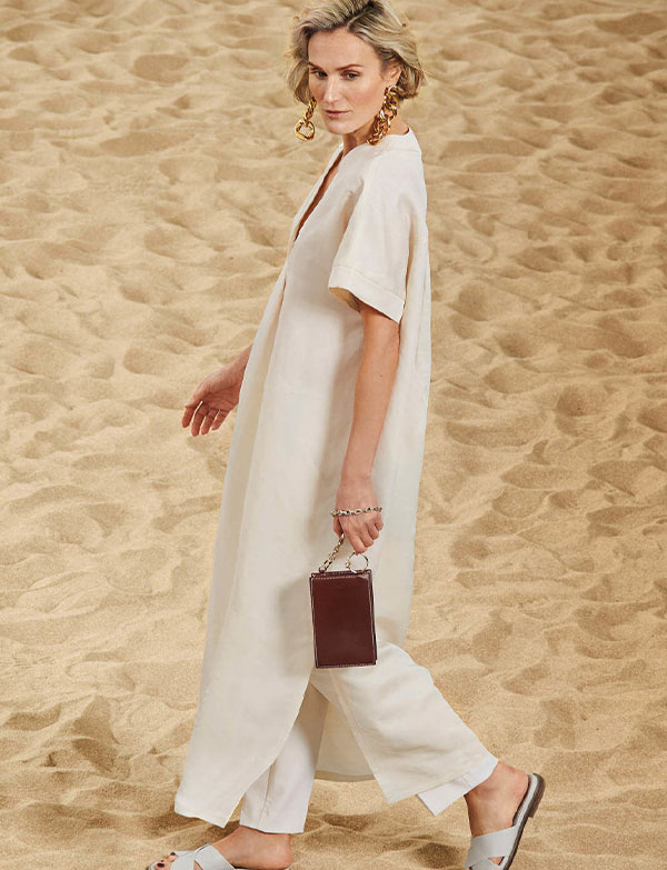 Jurk n&deg;114 | linnen | Burda Style 07/21