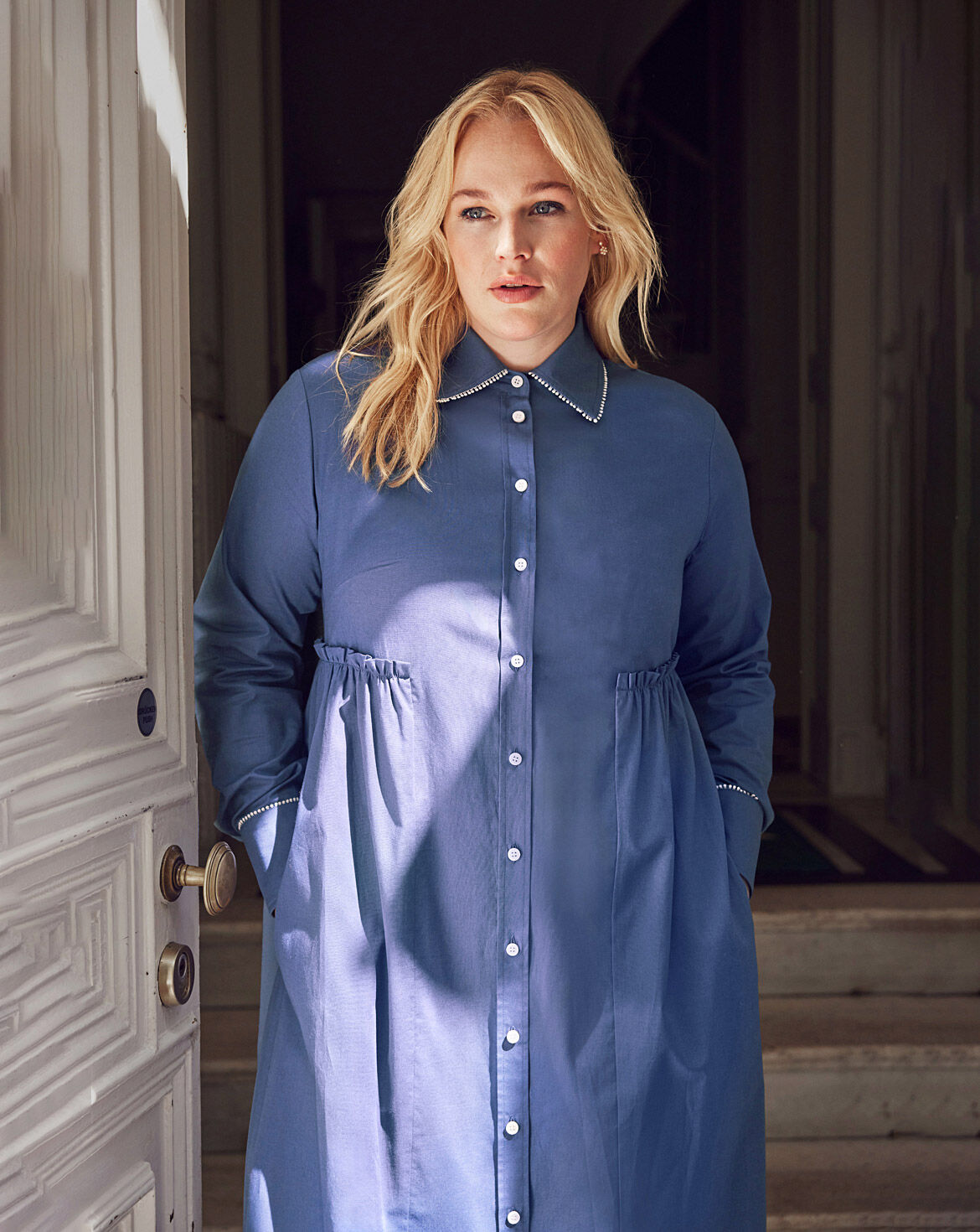 Jurk #401| popeline | burda curvy 04/24