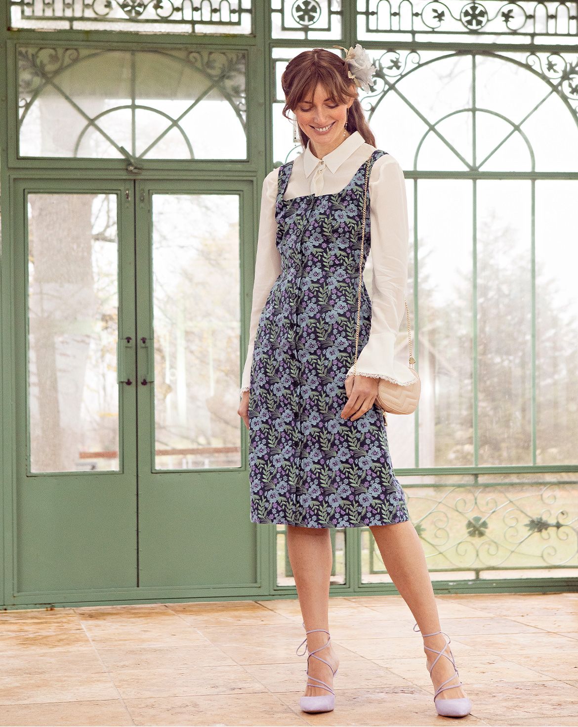 Jurk #105 | katoen | burda style 04/2022