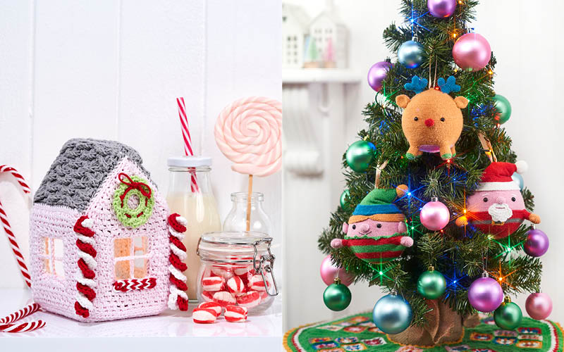 Des d&eacute;corations de No&euml;l au crochet r&eacute;gressives et gourmandes