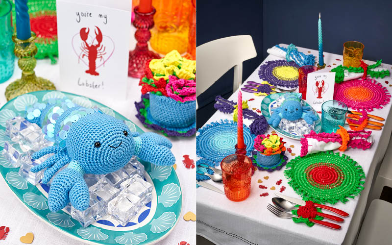 Des modèles de crochet pour la table de fêtes Des modèles de crochet pour la table de fêtes